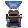 Stil B 2+2 Sitze Golfwagen blau 