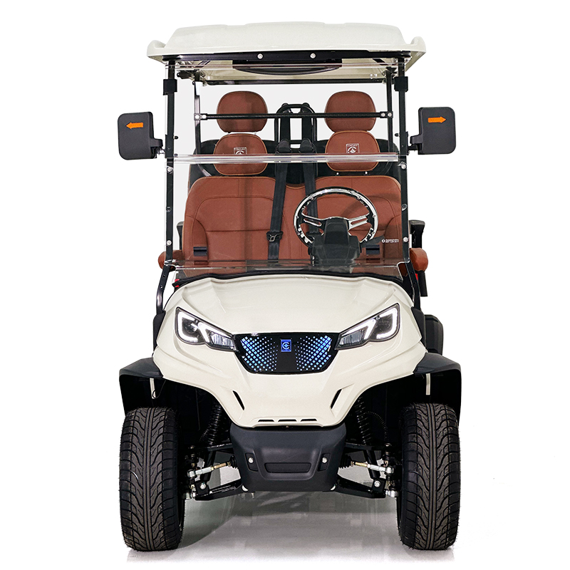 Aerfa 2+2 Sitze Golfwagen milchweiß 