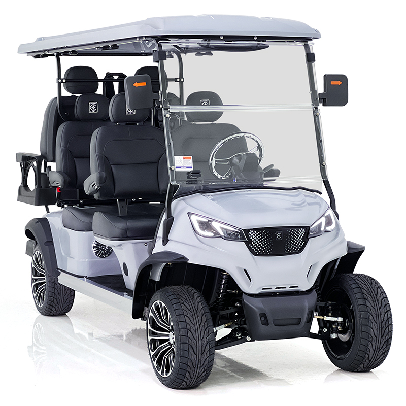 Aerfa 4+2 Sitze Golfwagen rauchgrau 