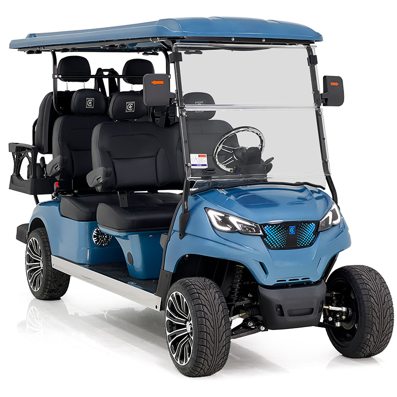 Aerfa 4+2 Sitze Golfwagen blau 