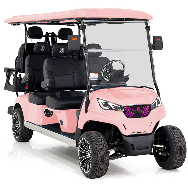 Aerfa 4+2 Sitze Golfwagen rosa