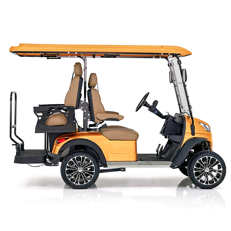 Style Aerfa 2+2 Sitze Golfwagen orange