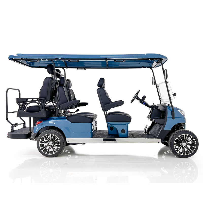 Aerfa 4+2 Sitze Golfwagen blau 