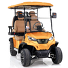 Style Aerfa 2+2 Sitze Golfwagen orange