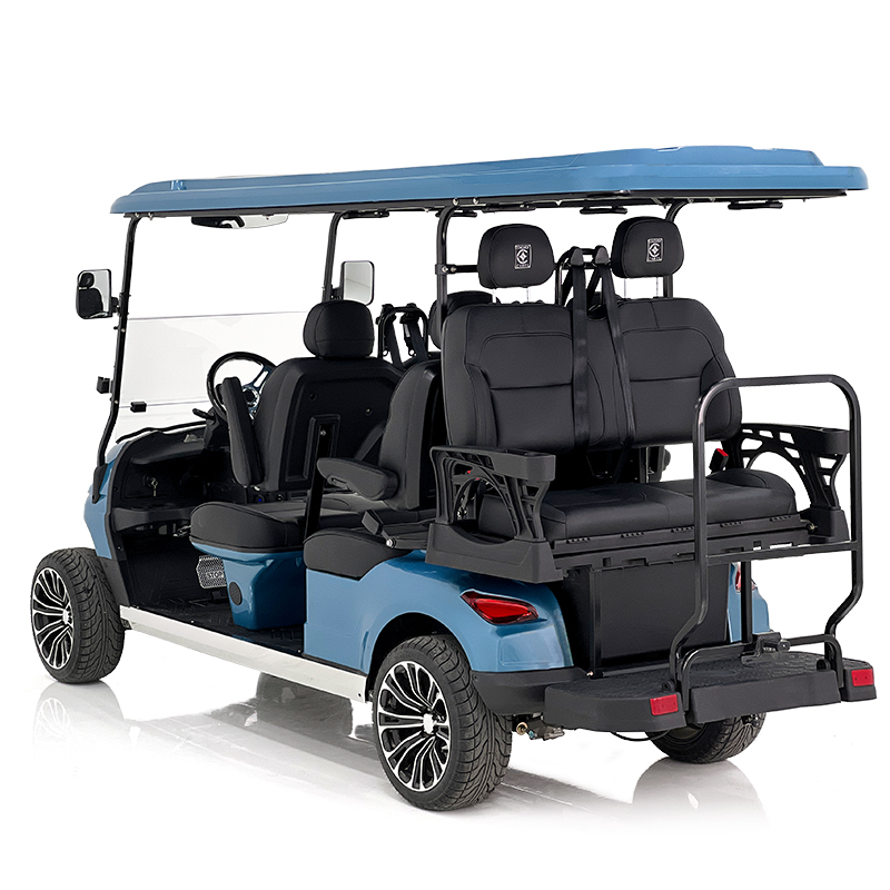 Aerfa 4+2 Sitze Golfwagen blau 