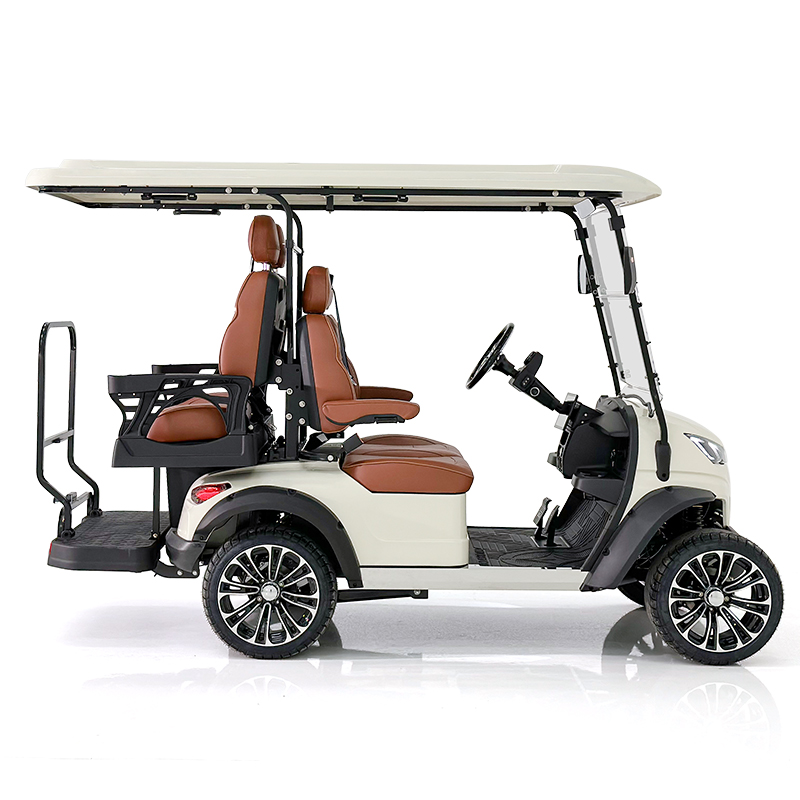 Aerfa 2+2 Sitze Golfwagen milchweiß 