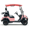 Style C Golfwagen mit 2 Sitzen, rosa